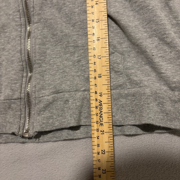Fox Riders Company Hoodie Size Small Gray Sleeveless Full Zip Gym Workout - Picture 5 of 7
